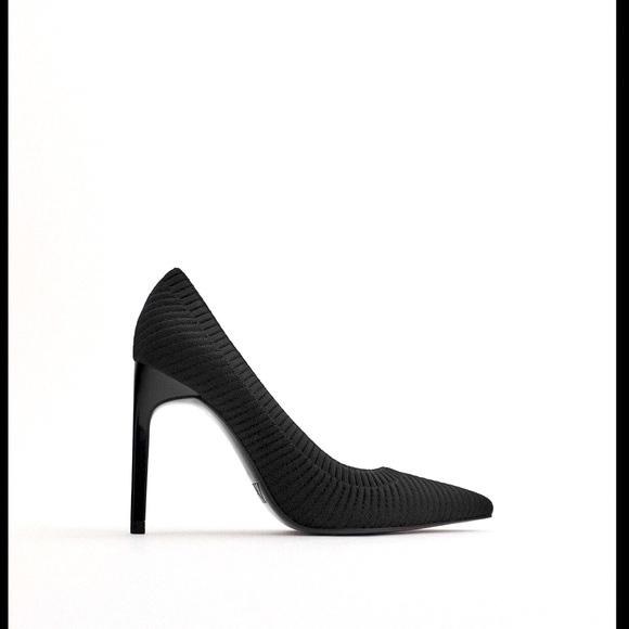 Zara stretch black heels - Picture 2 of 5